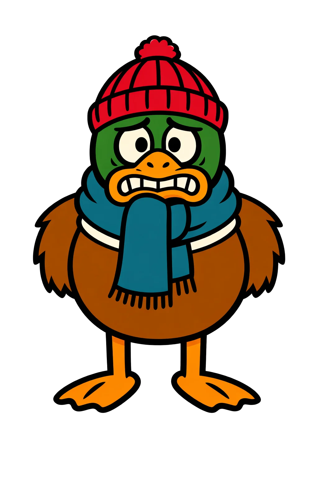 Illustration de l'expression « Froid de canard »